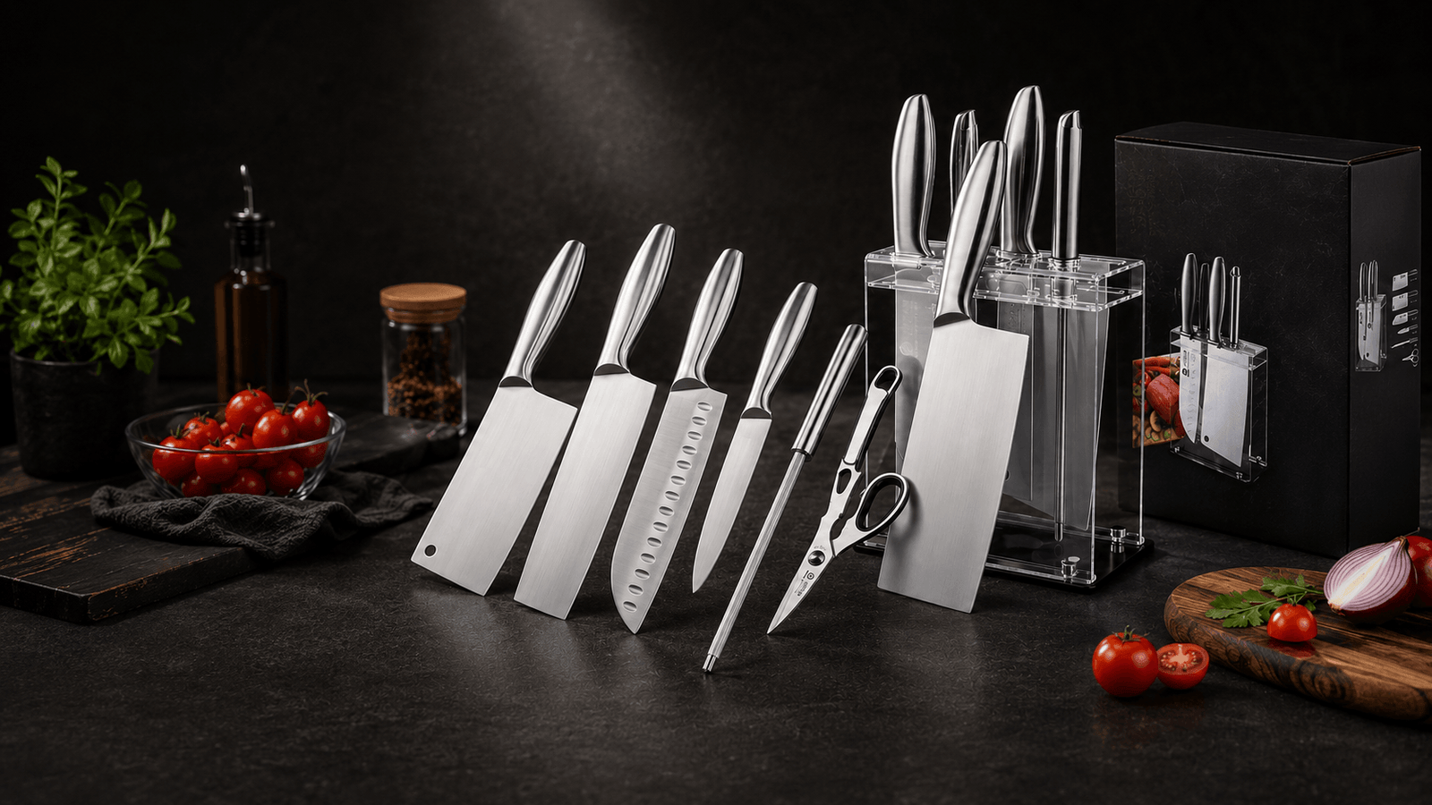 Authentic Japan Asaki Knife Set