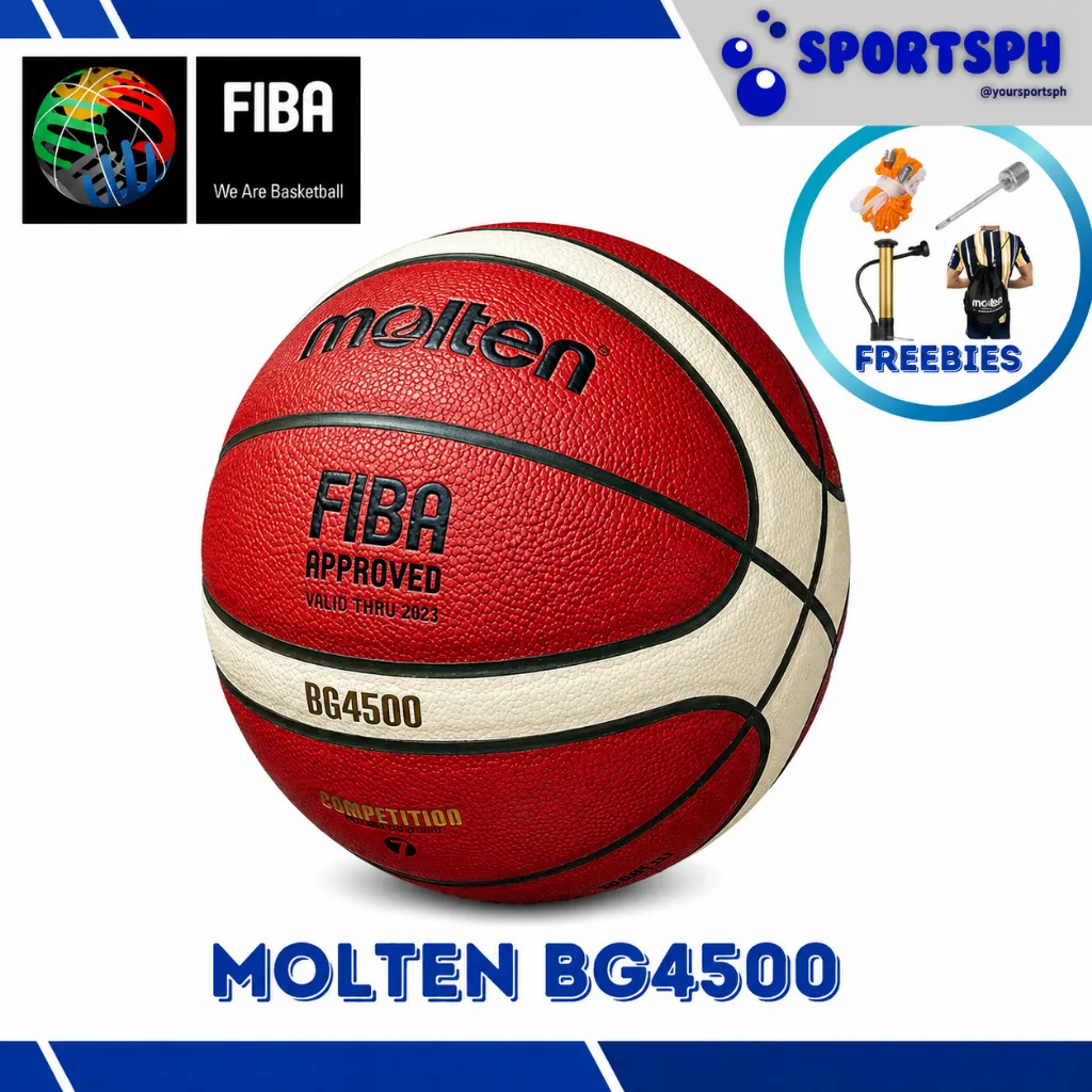 Molten BG4500 Size 7 Basketball with Accessories
