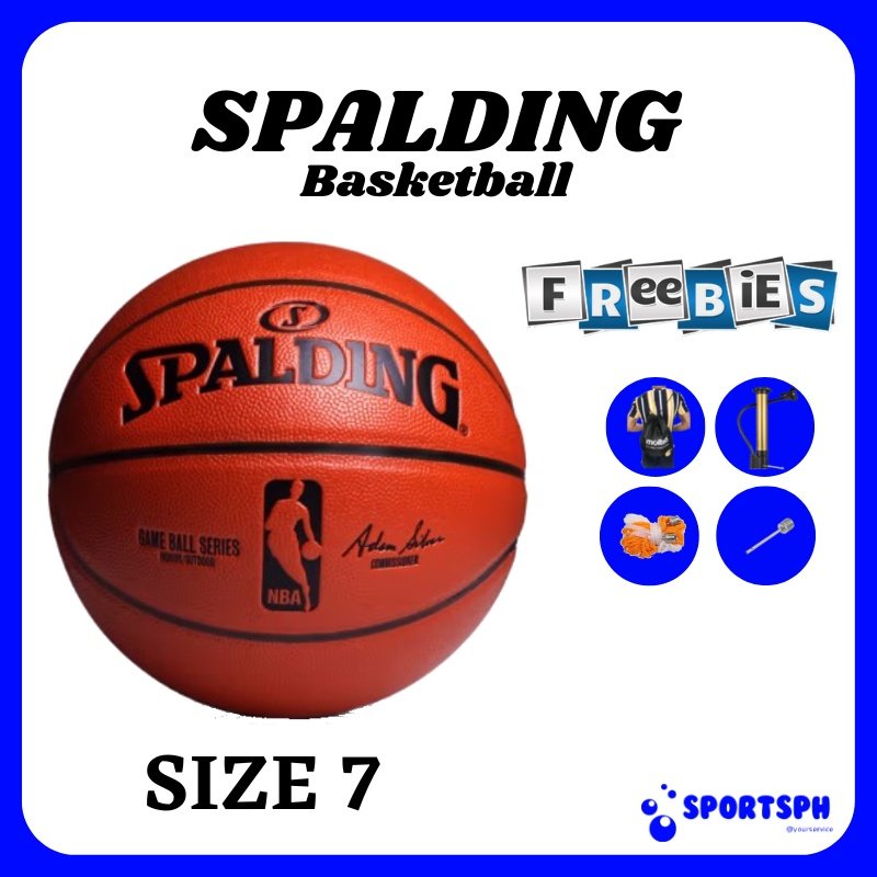 Spalding Classic Size 7 Basketball with Accessories