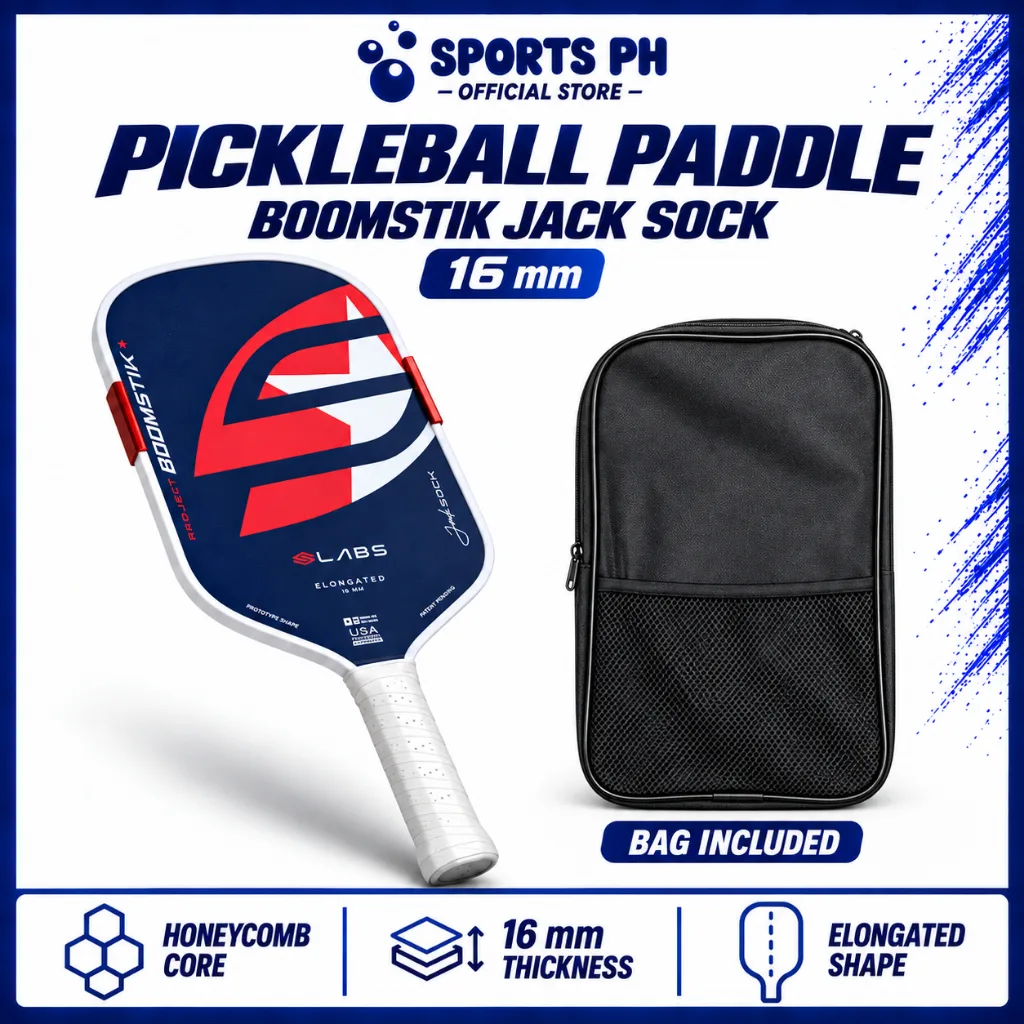 Boomstik Jack Sock Signature Pickleball Paddle with Bag